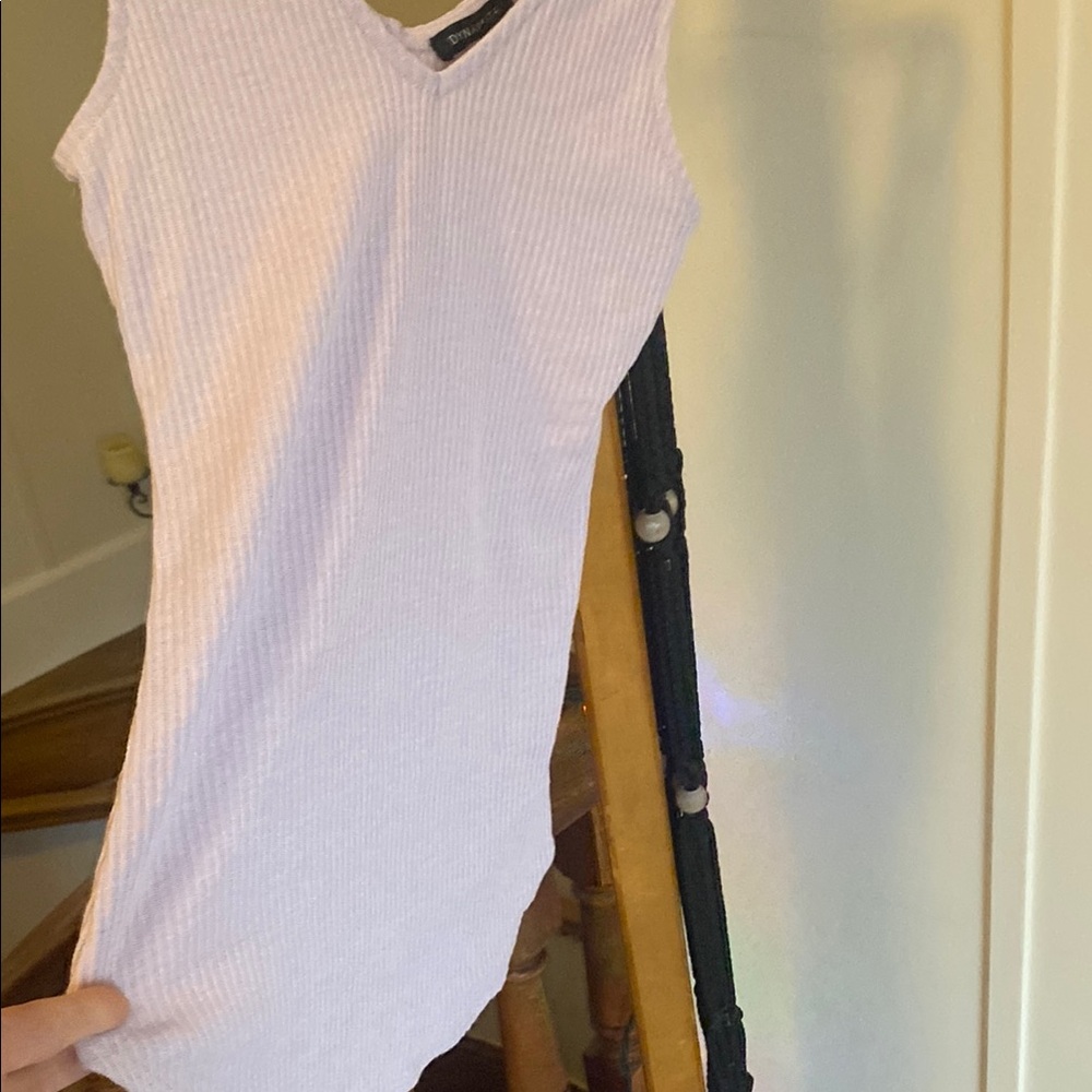 Dynamite Beige Ribbed Tank Top - Picture 2 of 3